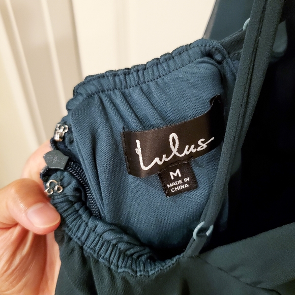 Lulu's Dark Green Mythical Kind of Love Maxi Dress - Picture 8 of 9